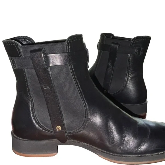 SOLD! ECCO Saunter Mid Cut Leather Chelsea Ankle Boots Sz EU37/US6 - 6.5 - Picture 14 of 16